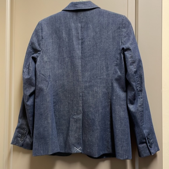 TALBOTS stretch denim blazer 🆕 - Picture 3 of 8